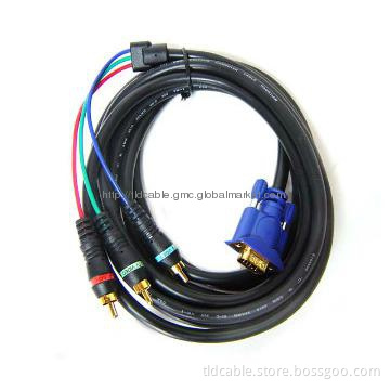 2013 TOP sales vga monitor to 3rca cable in lowest price